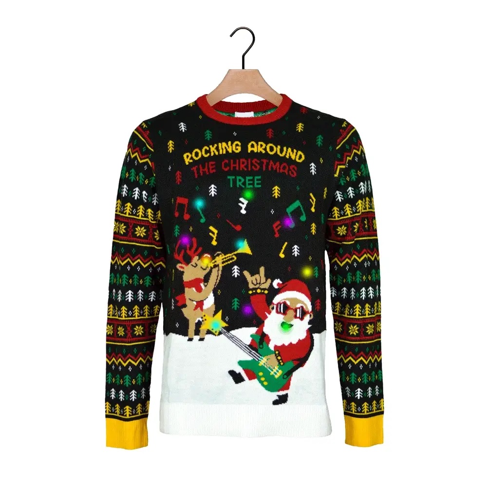 jersey con Santa Claus Rockero